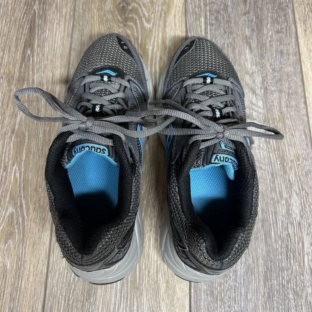 Saucony Oasis 2 Womens US Size 7.5 15210-1 Gray Blue Black Running Sneaker Shoes